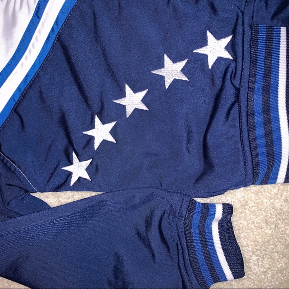 Girls size 7 (medium) NBA Mavs zip up cheer jacket - Picture 3 of 4